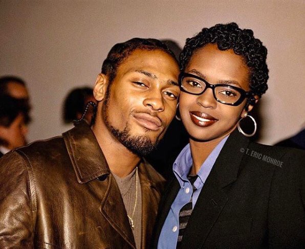 DailyRapPics's tweet image. D’Angelo and Ms. Lauryn Hill - NYC, 1996.  (📷 - T. Eric Monroe)