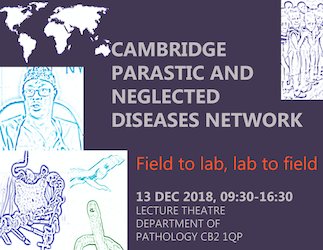 Looking forward to Cambridge Parasitic and Neglected Tropical Diseases Network Day tomorrow 13 Dec ow.ly/KZ3u30mXqSg. Great line-up of talks and vibrant panel discussion on collaborative research around the world.