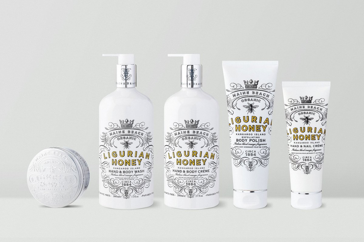 packagings's tweet image. Ligurian #Honey Body Care #packaging #design by Harcus Design - packagingoftheworld.com/2018/12/liguri…