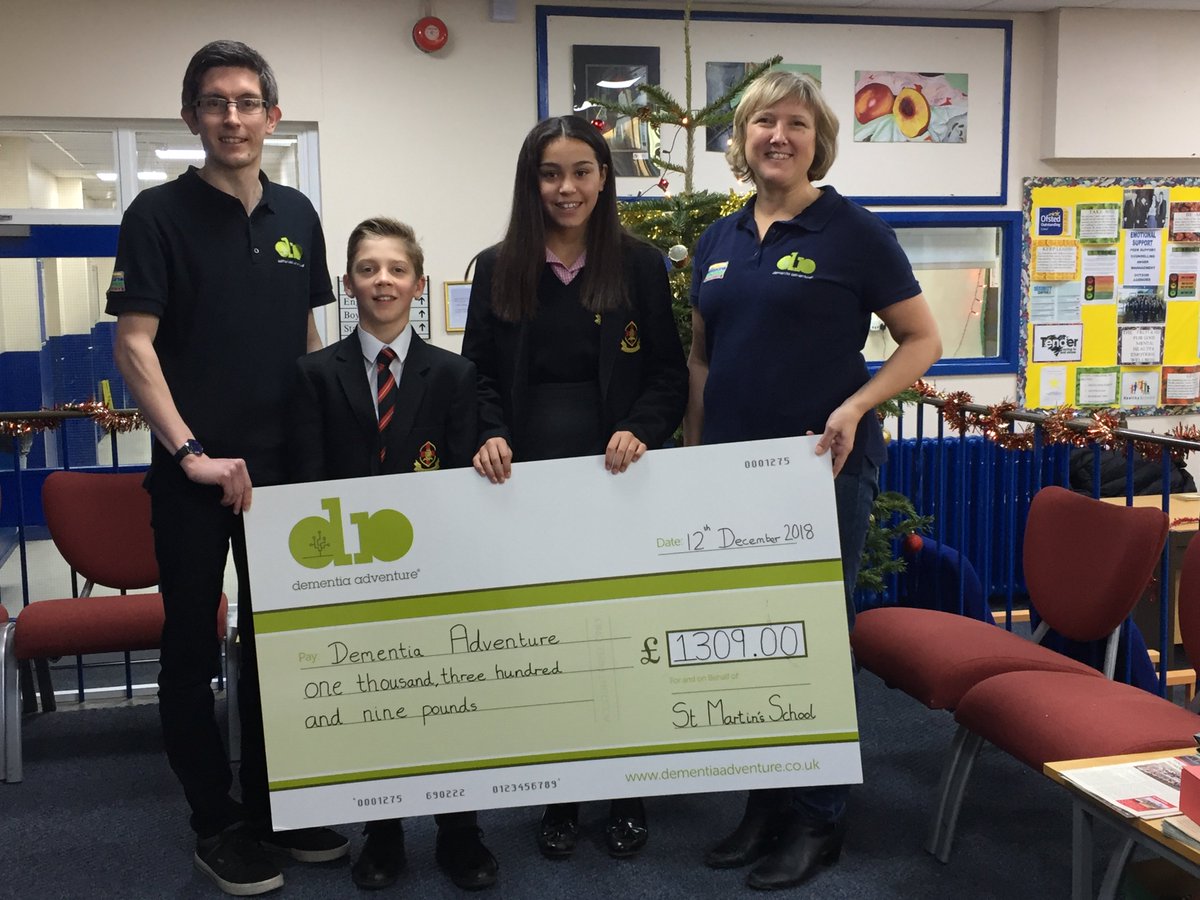 St Martin's School tweet media