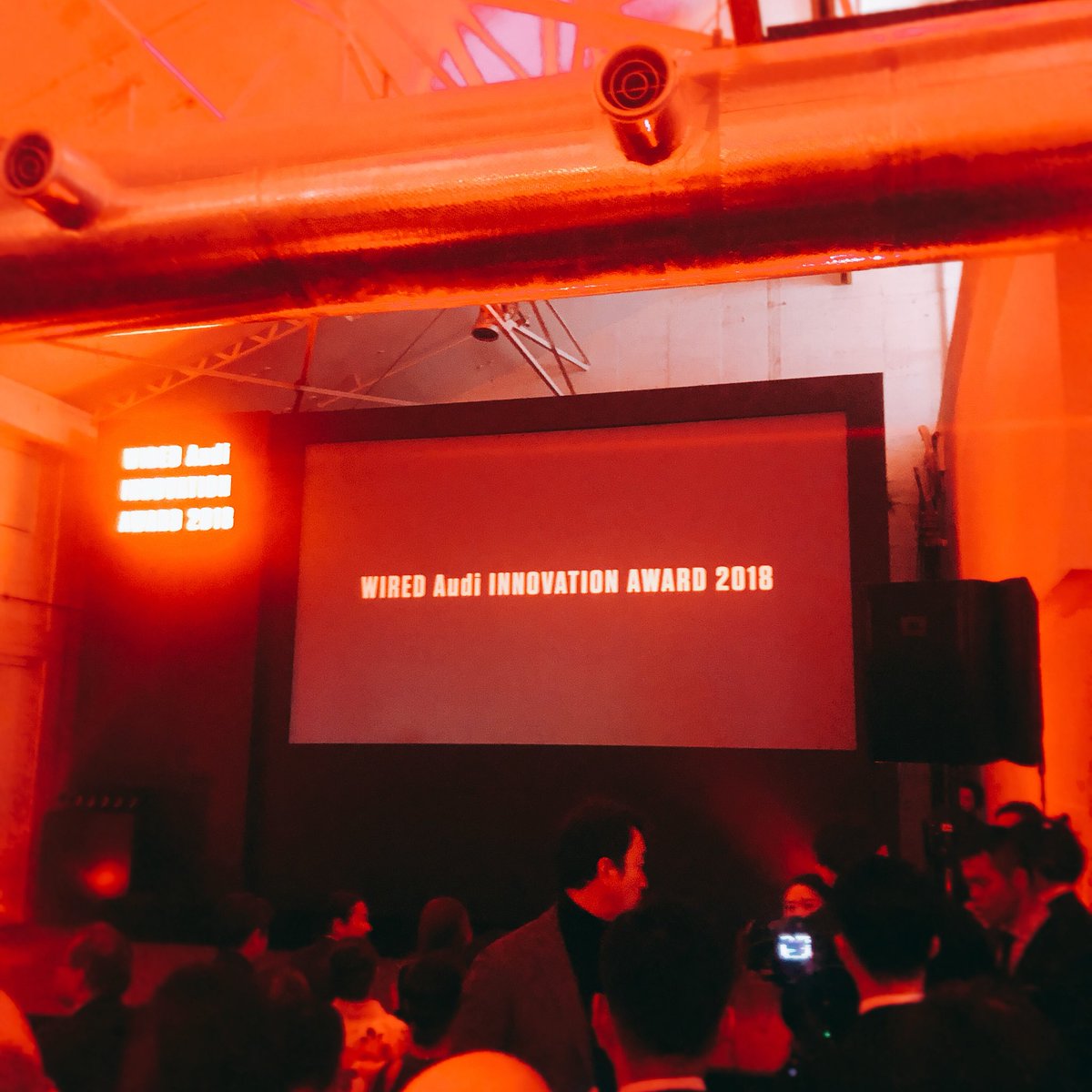 100BANCH's tweet photo. @BrailleNeue の高橋君が受賞したWIRED Audi INNOVATION AWARD 2018間も無く授賞式スタートです！

#wiredaudi 
#100banch https://t.co/zikfIUHQx4