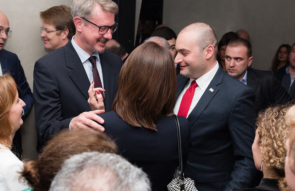 CarlHartzellEU's tweet photo. Opening reception of @eapcsf with PM @BakhtadzeMamuka last Monday. Empowered #civilsociety is crucial for democracy. #EU biggest supporter globally of #civilsociety and will continue ambitious support in #Georgia and entire #EaP.
#EU4Georgia https://t.co/cNVuVu3552