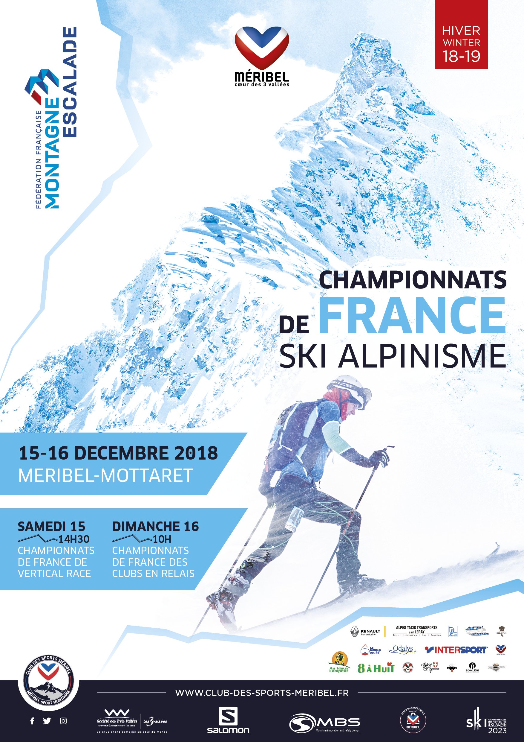 Calendrier Ski Alpinisme 2023 Club Des Sports Méribel (@Cdsmeribel) / Twitter