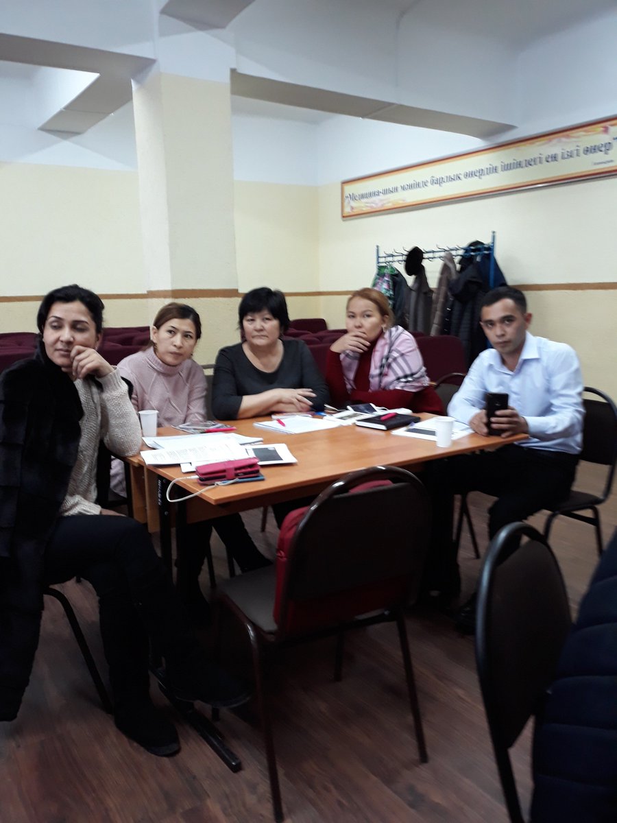 KFEIGConsortium's tweet photo. @KFEIGConsortium #SHIPproject Master Class #Almaty. @KivinenEveliina @LAMKfi @MerjaMerasto @JAMK_fi experts for improvement of professional environment for nurses implementing 1st national nursing clinical guideline trainers training @HAMK_UAS @MinzdravRK  @WorldBankECA https://t.co/DmDrjiOks2