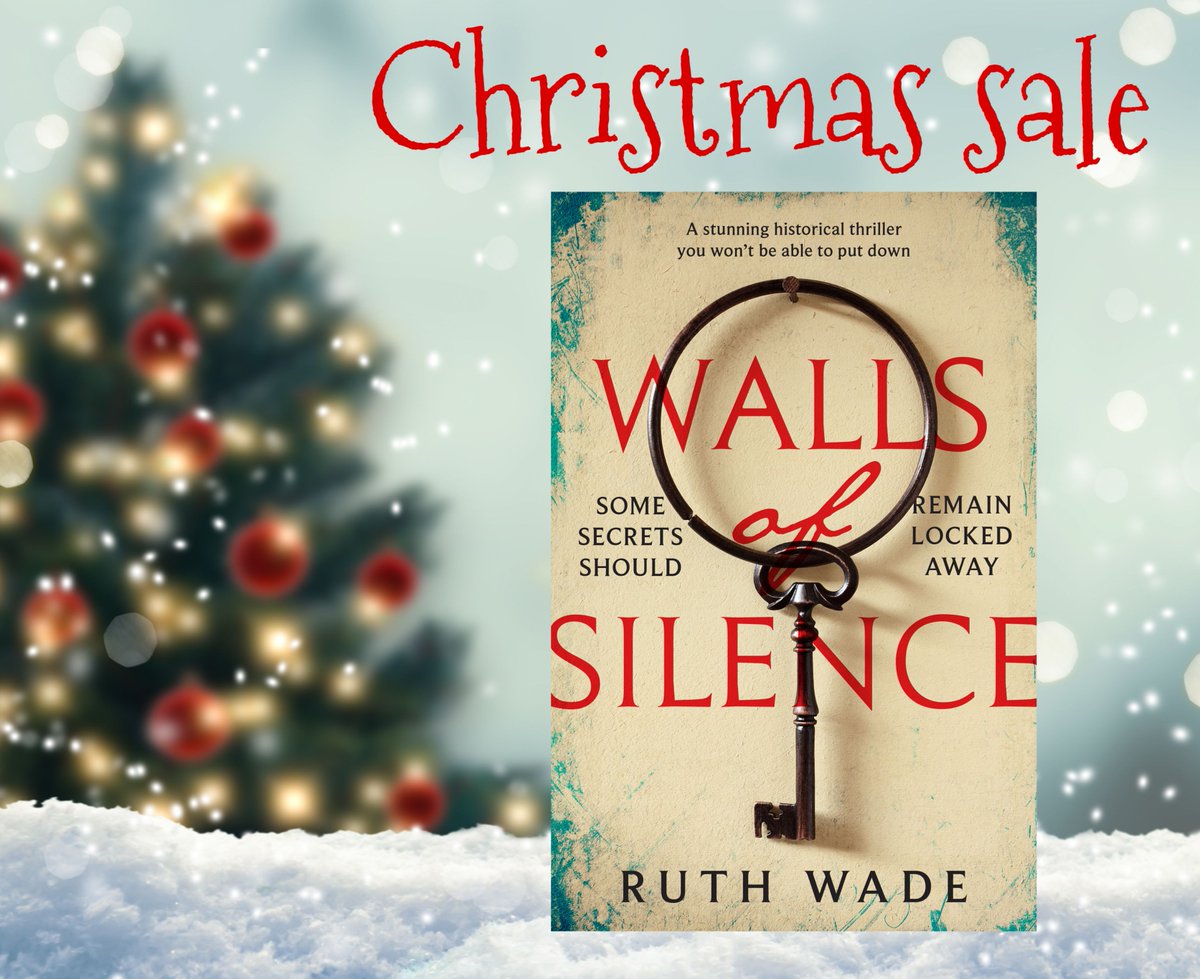 Bloodhoundbook's tweet photo. #BloodhoundsChristmasCrackers Day 12! One FREE book, two HALF PRICE (only 99p/99¢) every day until Christmas Day! 

Only 99p/99¢ for a LIMITED TIME, WALLS OF SILENCE by Ruth Wade @RuthWadewriter! 

Amazon 🇬🇧 https://t.co/3YXb28sSVk
Amazon 🇺🇸 https://t.co/bDPm2IytjA https://t.co/EsdoBw1Vlo