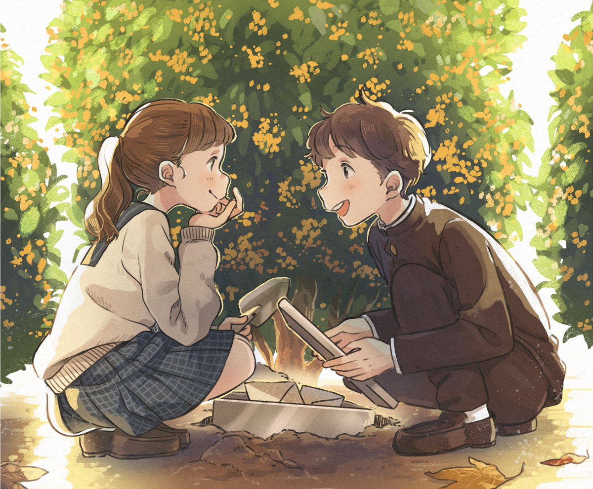 タイムカプセル 佳奈のイラスト タイムカプセル 佳奈のイラスト