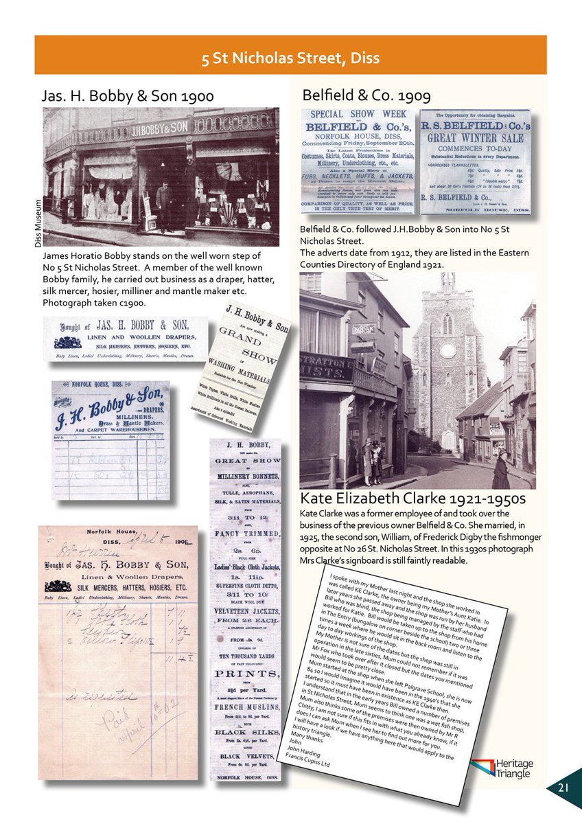 DissHT's tweet image. Our  full-colour hardback "Traders of the Triangle" book is selling well - you can get yours in the Triangle @DissCornHall @roomsviewdiss @DissIronworks @AlbrightDiss or online via eBay bit.ly/2AQ6jyE