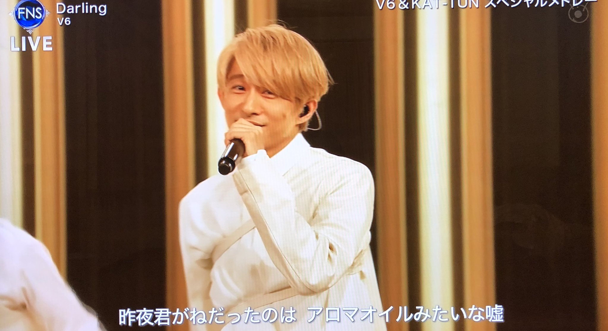 ことは 三宅健 39 という事実を全国に知って頂きたい もう1回言います 彼は39歳です 三宅健 Fns歌謡祭第2夜