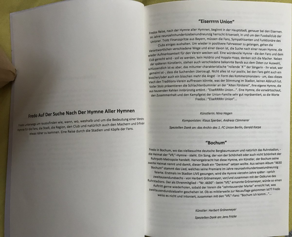 ForsterPhilipp2's tweet image. Spezielles Geschenk für Fussballfans
  «Deutsche Fussballclub Hymnen» jetzt als SOFORTDOWNLOAD + TASCHENBUCH erhältlich:
  fredo.easyname.website