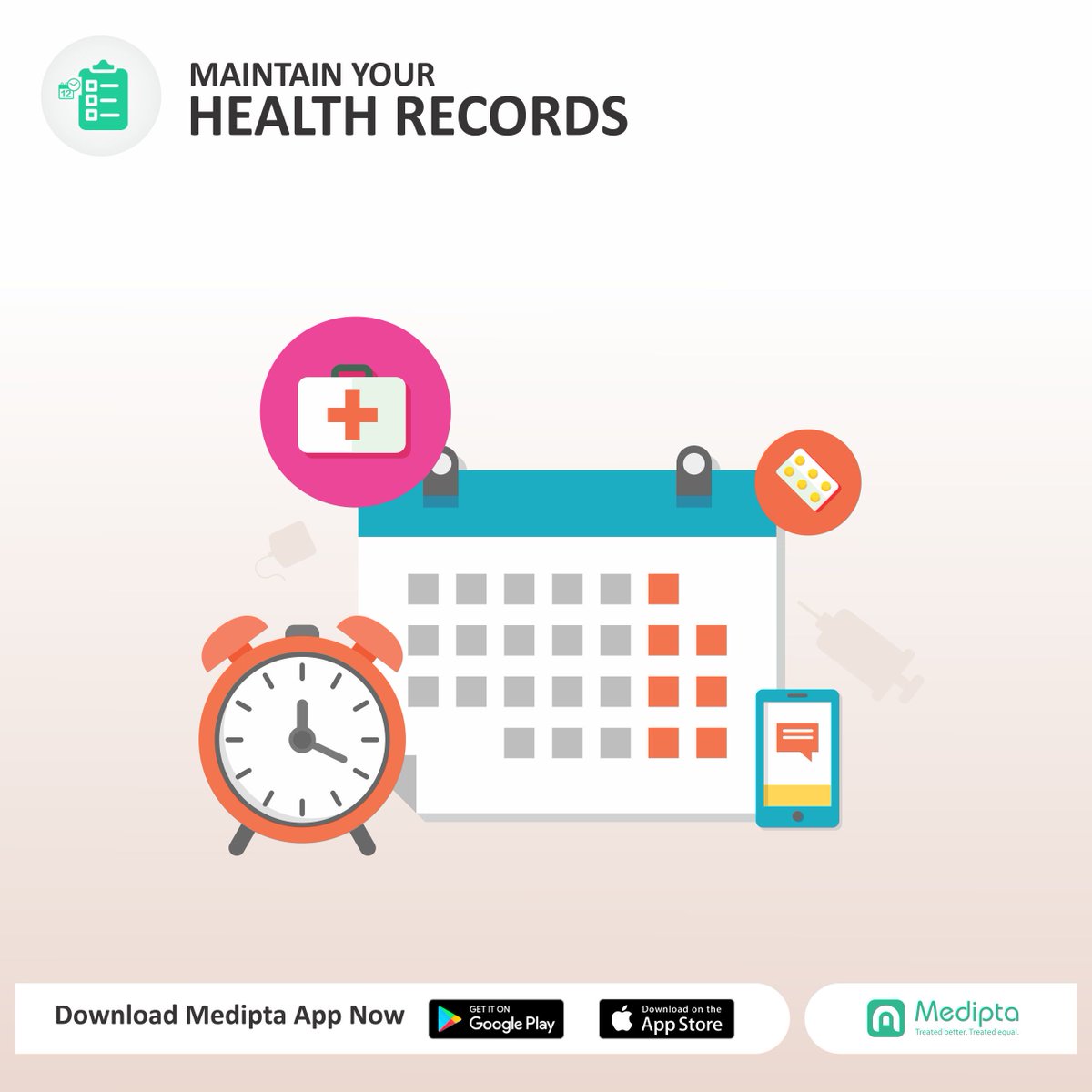 MediptaS's tweet photo. Now you can maintain your #HealthRecords and Appointments with the #physician with just one click.

Download App - https://t.co/soWheHiaU2
🌐https://t.co/eip0JLxIZi

#HealthCare #healthcareapp #HealthcareMagic #HealthTech #HealthyFaith #digitalhealth #pharma https://t.co/wnqnScuQgM