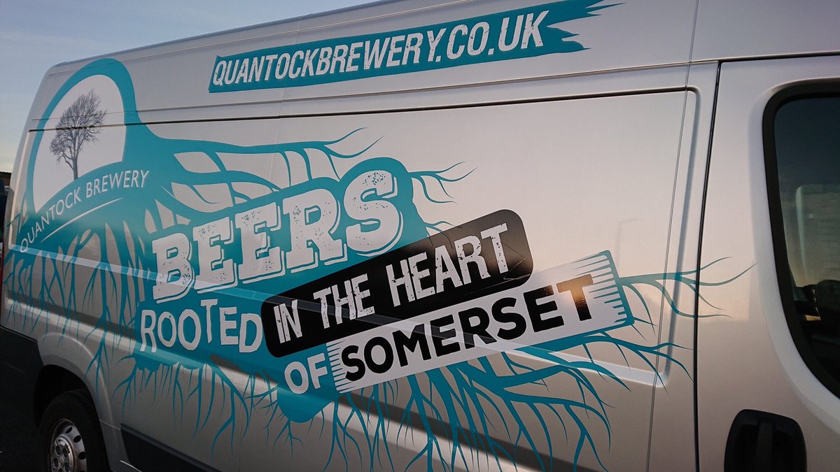 QuantockBrewery's tweet photo. Great Beer needs great branding.
@lemon_top and @SignsExpTaunton ..... we thank you 🙏🍺#coolvan #bestbeer #bishopslydeard #Somerset https://t.co/nrMgtGsmM1