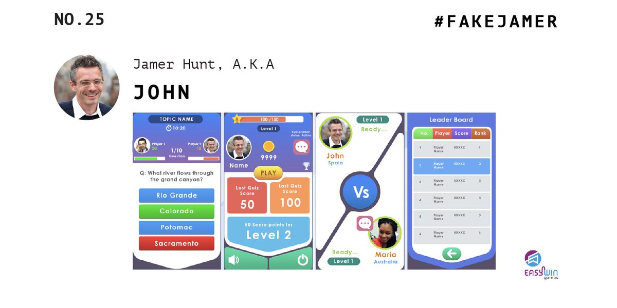 #fakejamer is taking a break. If you ever came across me on the internet or have similar stories to share, let’s connect at #fakejamer. The list is ongoing....