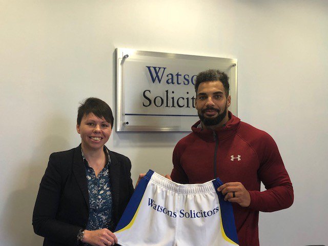Thank you to <a href="/rararyan85/">Ryan Atkins</a> for dropping off some #testimonial shorts at our offices today!  We are proud to be sponsoring the Wire shorts for the match <a href="/wolvesrl/">#uptheVikings</a> v <a href="/WidnesRL/">Widnes Vikings</a> on 20 January 2018.  We've got our tickets already, have you?
