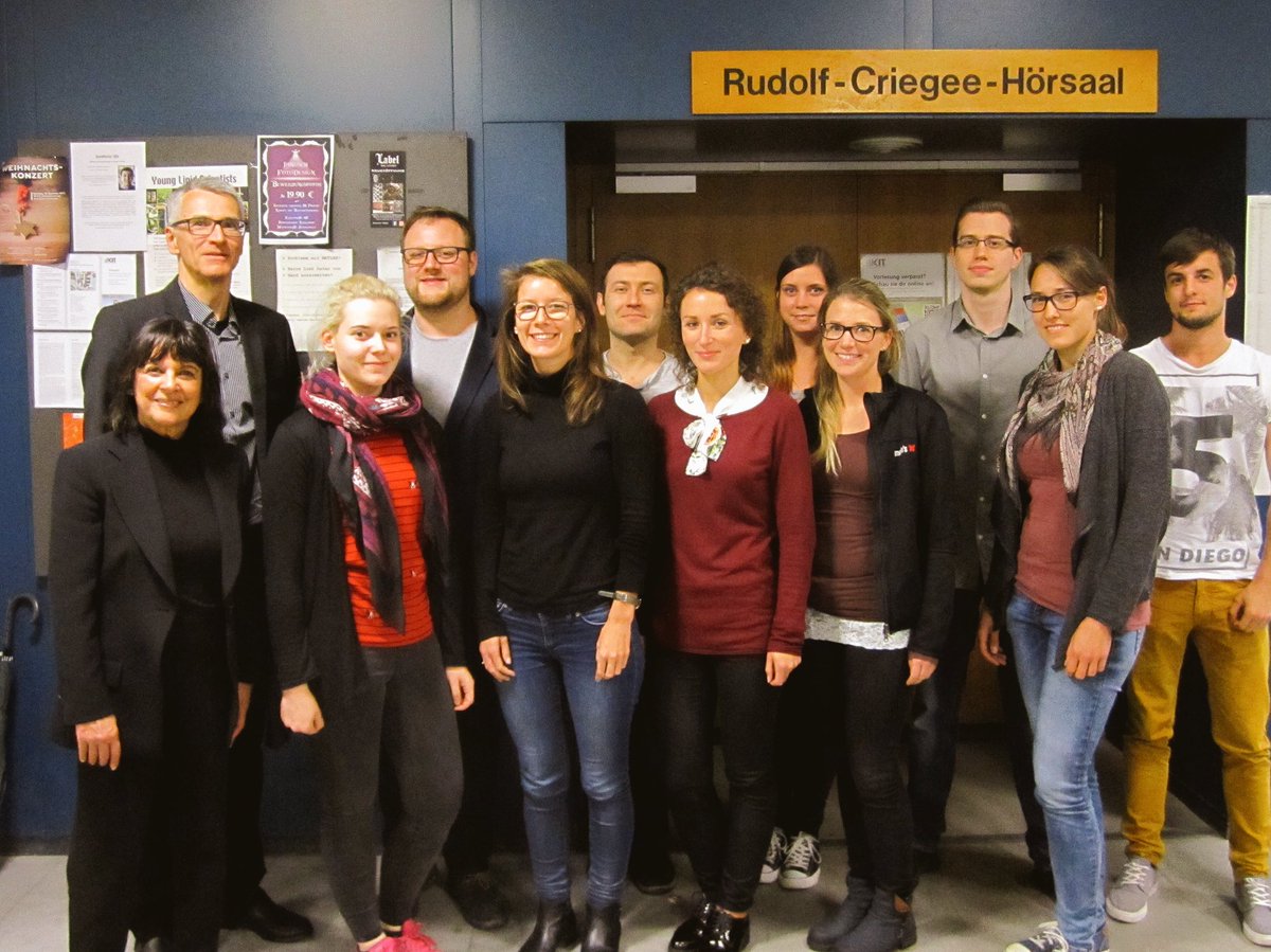 Recently, we had the great pleasure to meet Jackie Barton from <a href="/Caltech/">Caltech</a>. She gave the 15th Criegee lecture <a href="/KITKarlsruhe/">Shmoopy</a>. You will find more information about this and other events on our GRK blog grk2039.kit.edu/148.php