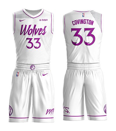 wolves white jersey