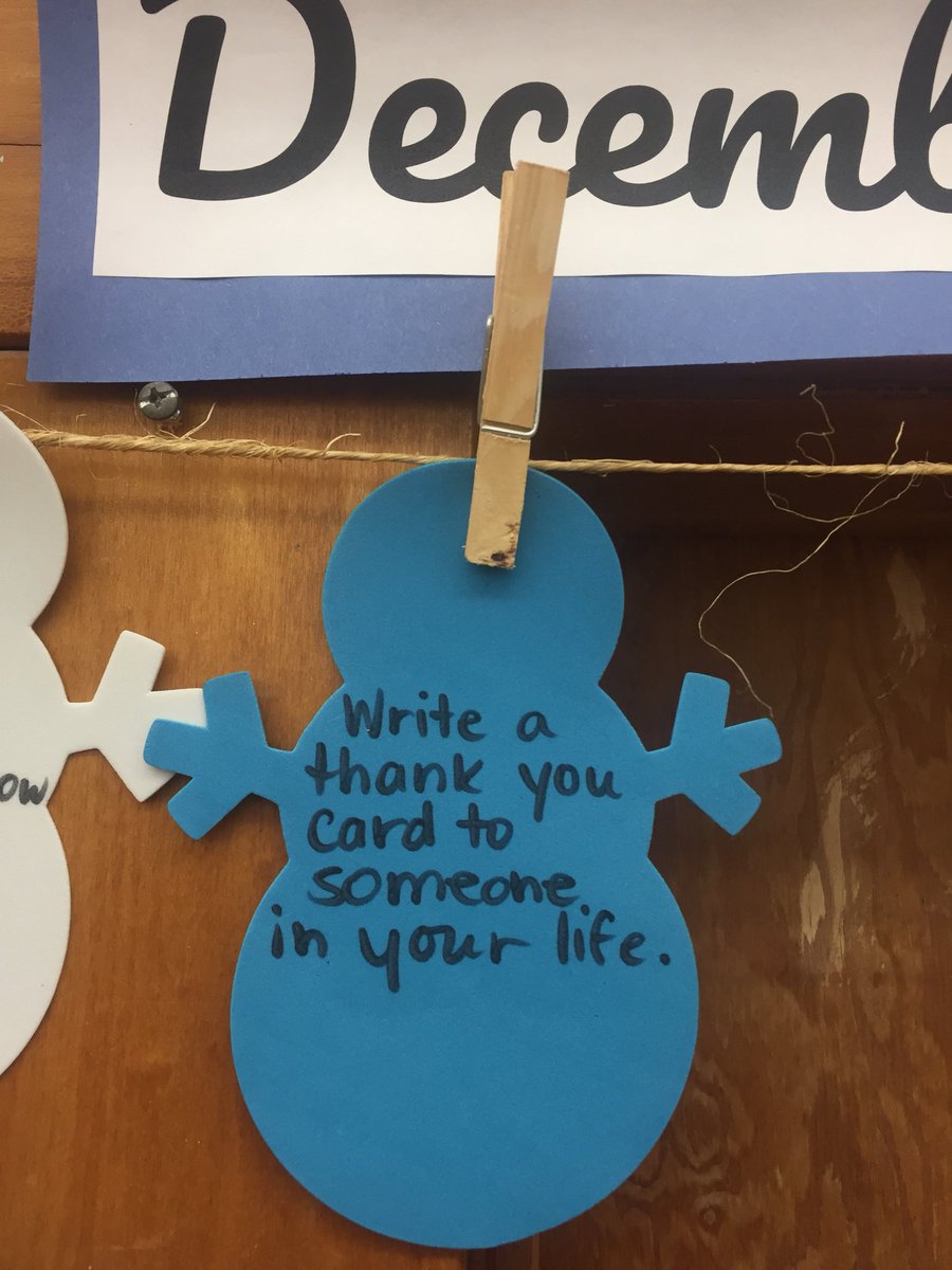 FraserEight8's tweet photo. Spending some time today to reflect on people in our lives that we are thankful for. Lovely coincidence that we received a thank you note about our work with our wonderful grade 7’s @7jamani and their @nobodyproject 💓. https://t.co/euKQAj3IHX