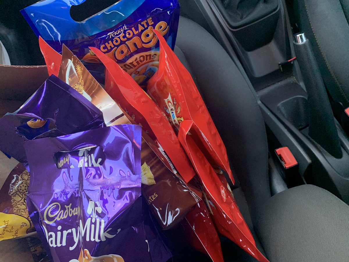 SportingFoxhall's tweet photo. Got so many strange looks whilst carrying all this through Tesco😂🎄🍫 https://t.co/yyRWaGXOMa