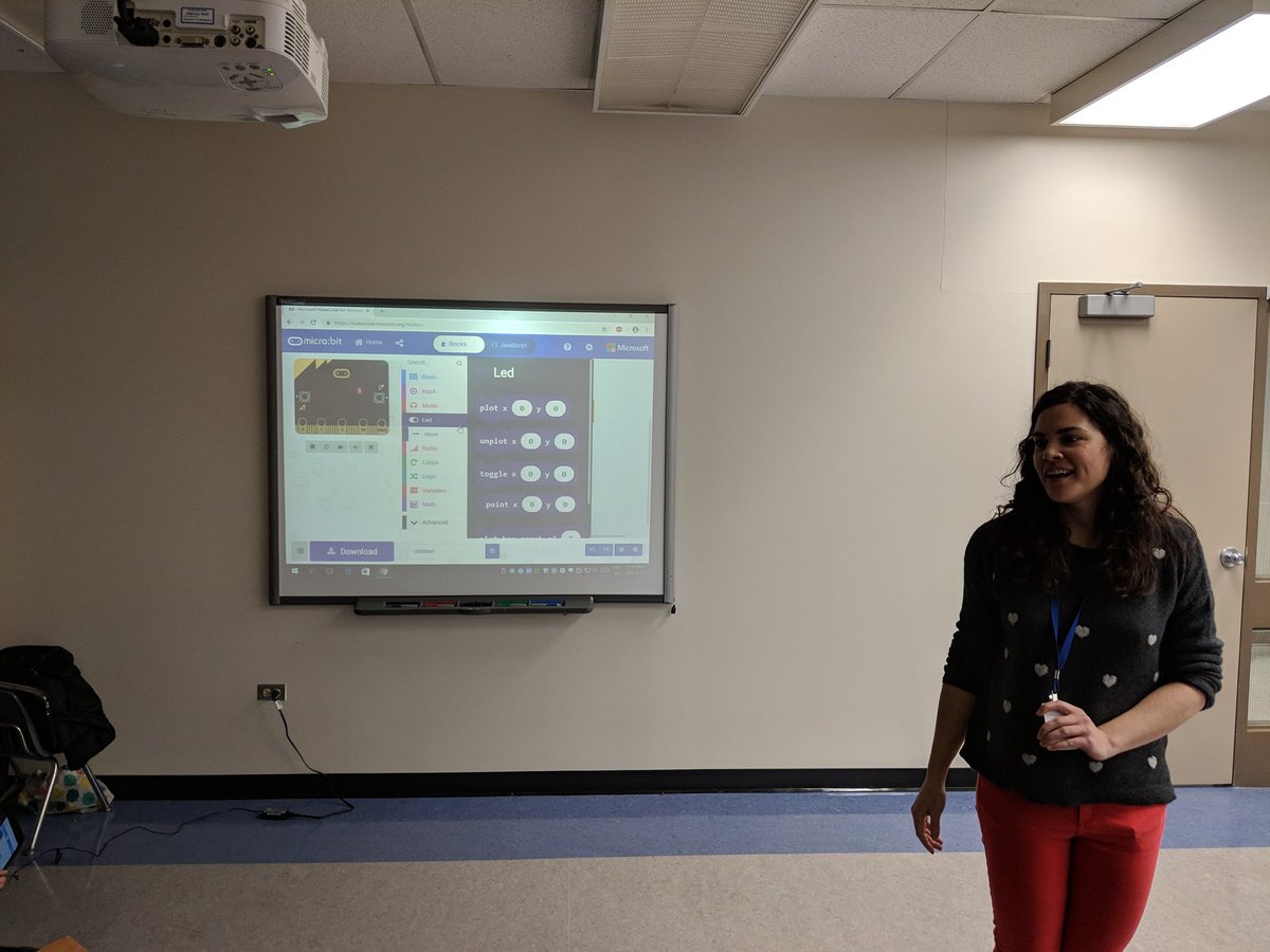 jppaintin's tweet photo. Thanks to Erica from @KidsCoding for visiting @WellingtonWSD and showing the 5/6's cool coding activities using Microbits! @microbit_edu #winnipegsd #wsdcodes https://t.co/QQZwRTw9bG