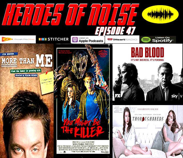 HeroesofNoise's tweet photo. Good day, Citizens! On Episode 47 we discuss #JimBreuer #MoreThanMe, #Shudder's #YouMightBeThe Killer #Thoroughbreds and #BadBlood and more. So strap in, push "Play", and enjoy this #podast 
 https://t.co/dLcIEBXmIM 🤘🏽✊🏾 #iTunes #Stitcher #Spotify #Googleplay #PodernFamily https://t.co/tOKTy5ujEm