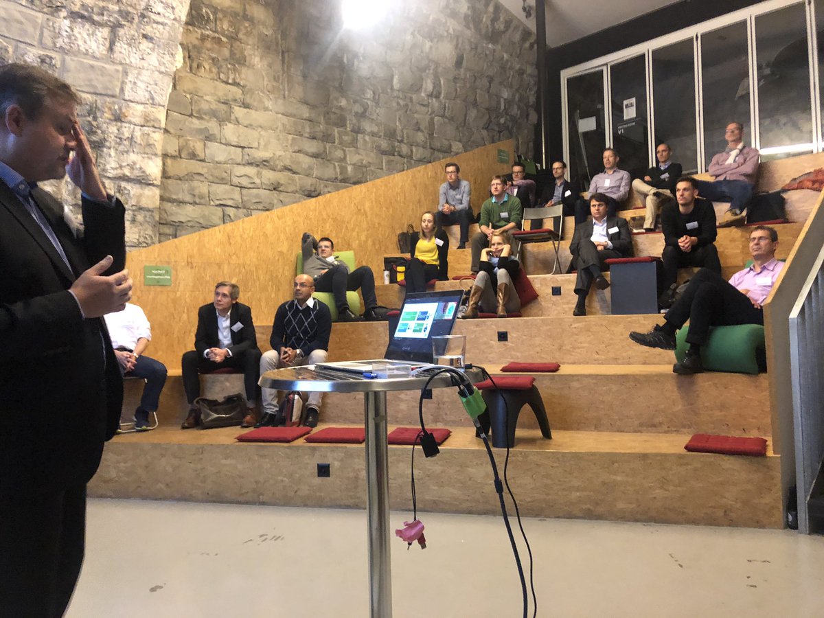 TVDBueti's tweet photo. It‘s on: first @serial_sa afterwork event #SerialTalksData about #Analytics &amp; #DataScience at @impacthubzurich together with @mayatoGmbH - nicely crowded! https://t.co/hdOk7fKIoE