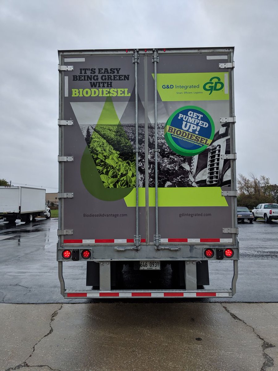 DynaGraphicsInc's tweet photo. We worked with @GD_Integrated to showcase their commitment to using cleaner fuel alternatives. We created and installed this vinyl wrap for their semi plus signs that we built, installed and installed graphics to.
@ILSoybean @LungAssociation #VinylWrap #Graphics #DynaGraphics https://t.co/hIrpIS9OPZ