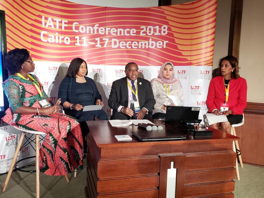 Female entrepreneurs typically face greater barriers to accessing trade finance than their male colleagues, particularly in the developing world. Participants at ECA event at #IATF2018 discussing how to bridge the gap.
#GenderInclusiveTrade #Innovation #CulturalNorms <a href="/afreximbank/">African Export-Import Bank - Afreximbank</a>