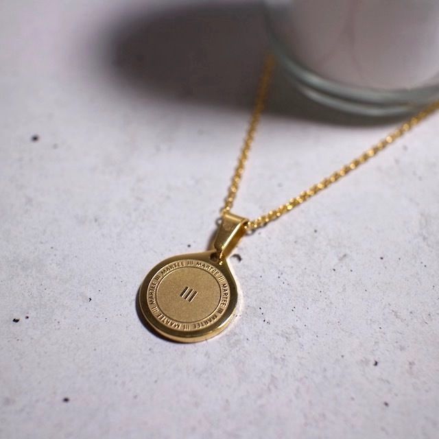 MARTEE コインネックレス JL/ゴールド | adcmed.com
