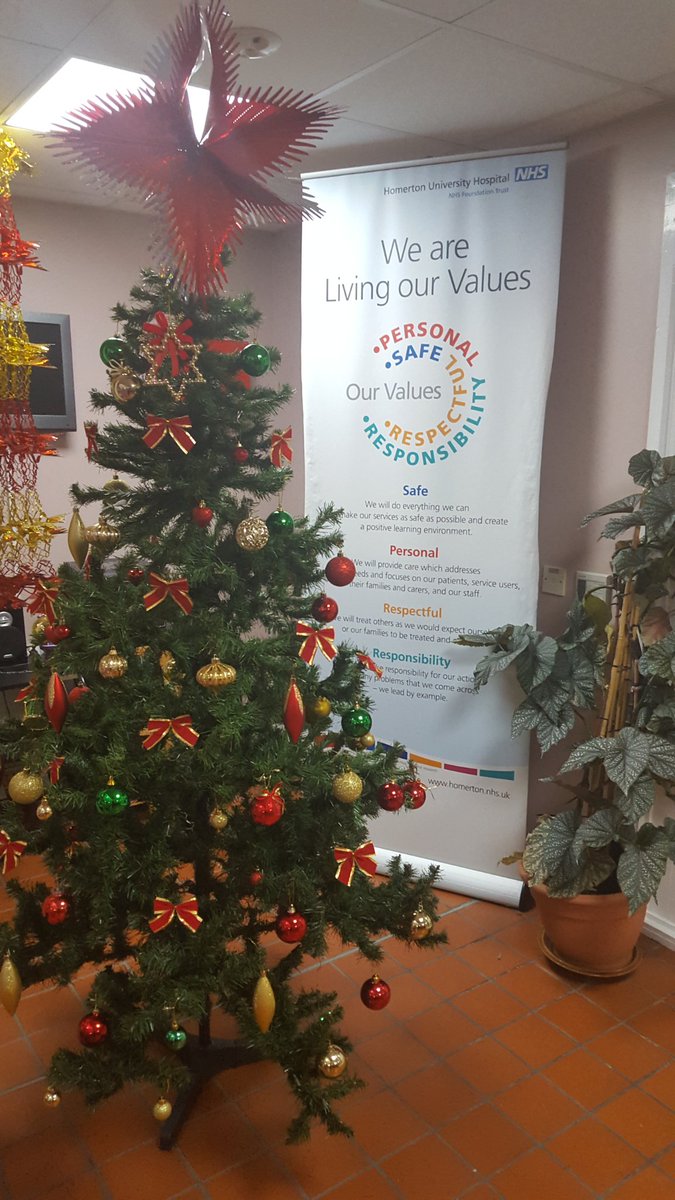 It's beginning to look a lot like Christmas every where you go here at Mary Seacole Nursing home & every where you go @NHSHomerton community services @TecsonRoy