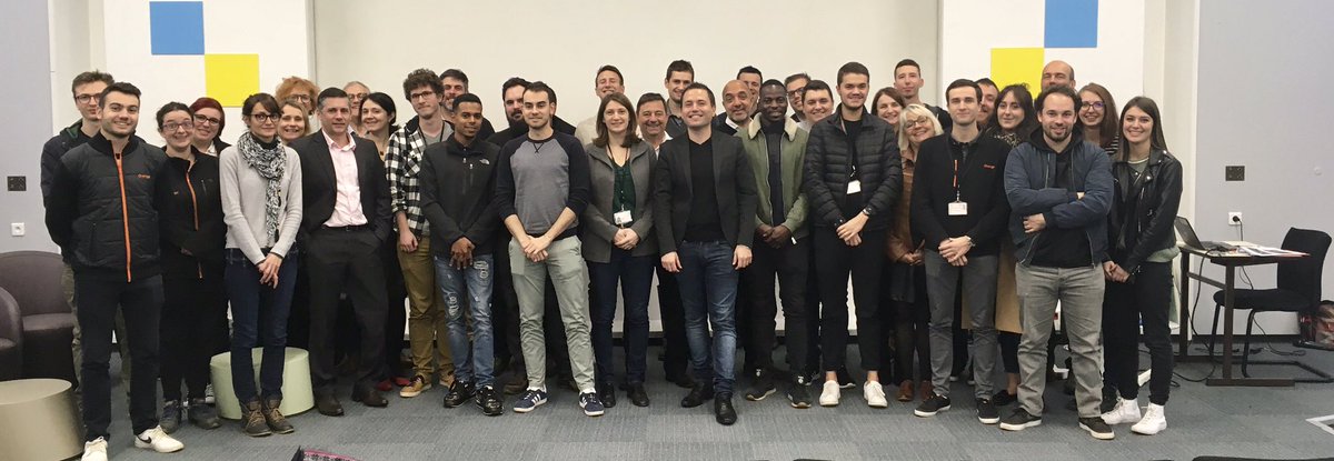 230 nouveaux arrivants #Orange #UISO au sein d’ <a href="/OrangeNvAquit/">Orange Nouvelle Aquitaine</a> en 2018, 4 journées d’accueil, de magnifiques moments de partages et d’échanges. #Fierté #Orange recrute, accompagne et forme des femmes et des hommes dans les métiers techniques.