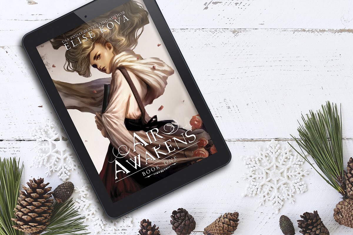 CassianManBun's tweet image. Okay friends, it’s giveaway time! I have a digital code for a copy of @EliseKova’s #AirAwakens (Book One)! To enter:

Follow Elise (I will check!). 
RT this. 
Tag two friends!

Giveaway closes Sunday (12/16) at 12pm EST. Winner chosen later that day. Open internationally!