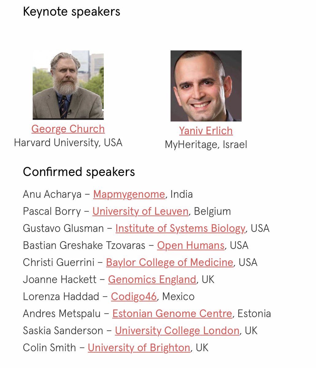 panel of world leading scientists at #PersGen19