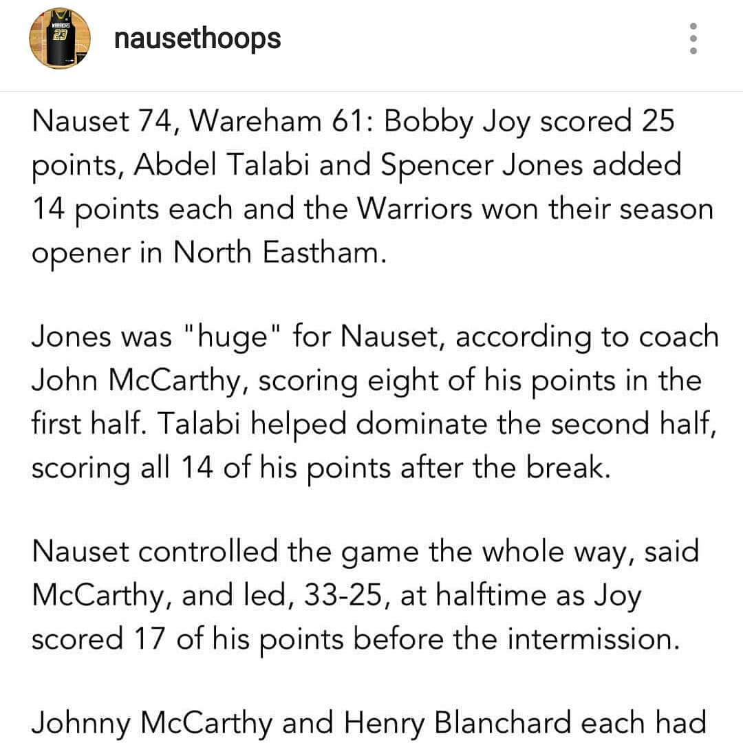 Cape_Cod_Bulls's tweet photo. Cape cod Bulls top performers school ball last night, Bobby Joy 24pts against Wareham and Eli Stafford 22pts against Vinyard, Jamie Routhier 14pts against Vinyard @BostonHeraldHS @ZeroGravityBB @sportsCCT https://t.co/jPQxGnDaKT