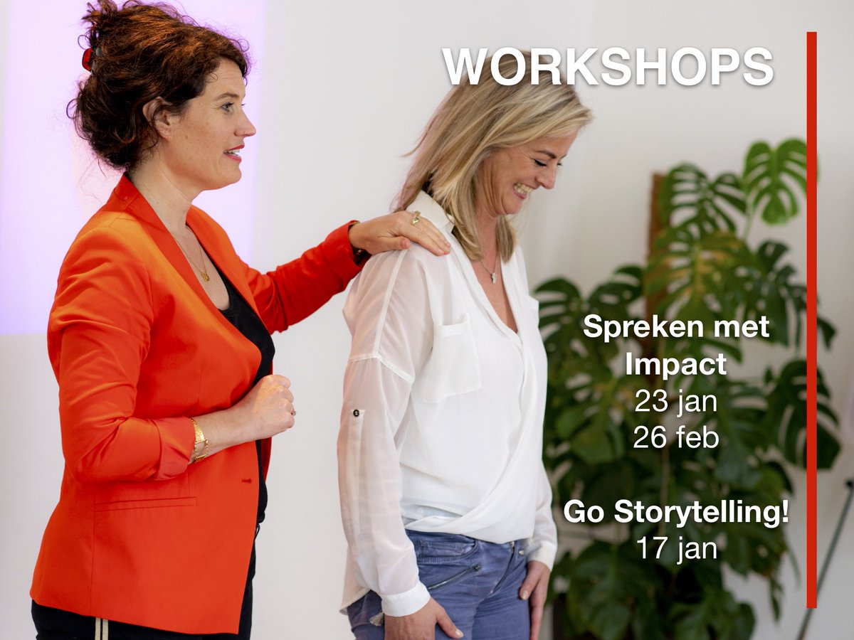 Wil je in 2019 zonder angst op het podium staan? Of je verhaal meer authenticiteit meegeven? Schrijf je in voor één van onze workshops en leer communiceren vanuit je eigen kracht. Meer info: greatcommunicators.nl/workshops/