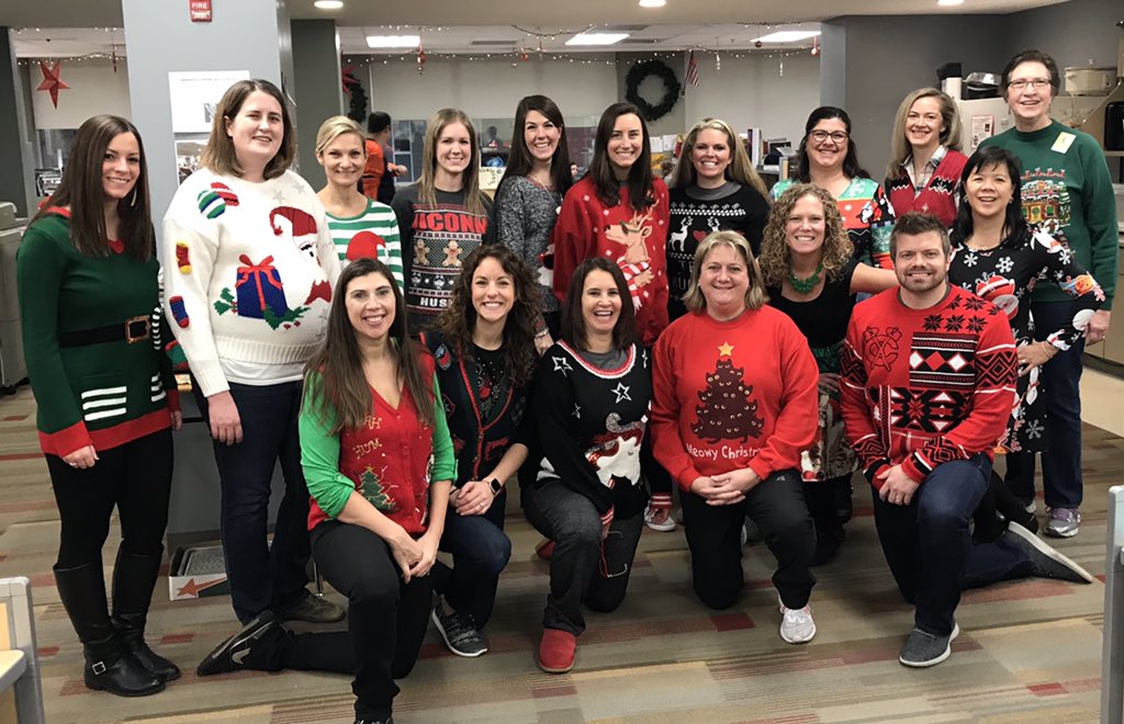 dsladkey's tweet photo. Tacky Holiday sweater day @NCHSOFFICIAL https://t.co/yXOBeO1csK