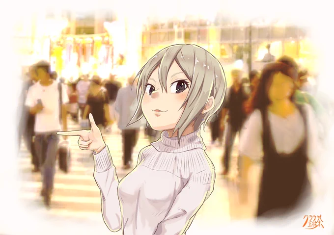 シューコちゃん、次はあの店見たいなー#塩見周子誕生祭2018 