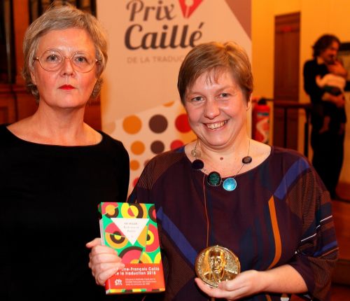 SFTfr's tweet photo. #PFC2018 Prix Caillé : décerné à Nathalie Carré, lauréate du 33e prix Pierre-François Caillé de la #traduction, pour sa traduction de l’anglais (Jamaïque) de By the Rivers of Babylon de Kei Miller, paru aux Éditions Zulma. https://t.co/xuRIm5XsFS https://t.co/RjkMjamX0H