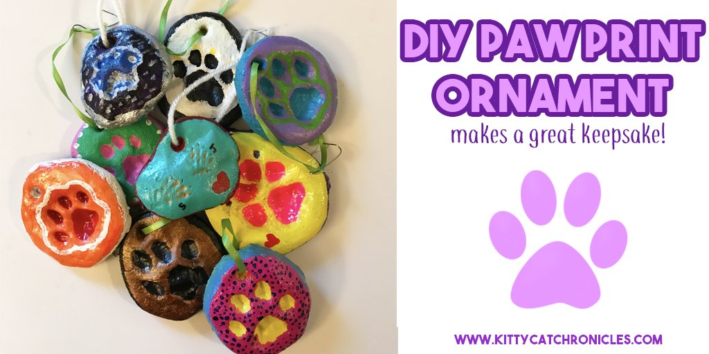 Check out this fun way to create a lasting #memento of your pet! I love having a little part of all our fur babies on our #Christmas tree every year <3
>>bit.ly/2Etxsfd<<
#DIY #pawprint #ornament #christmastree