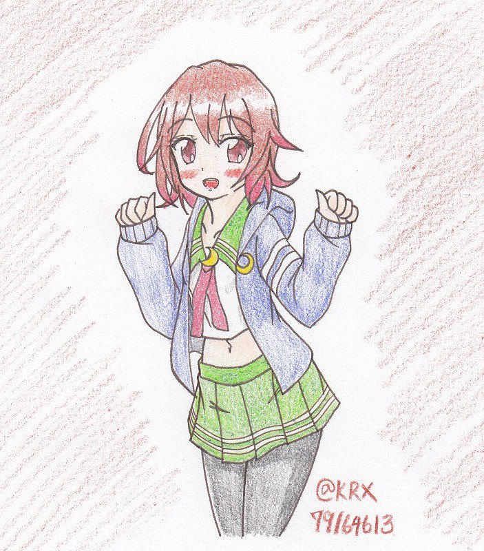 #艦これ版深夜の真剣お絵描き60分一本勝負
#艦これ版真剣お絵描き60分一本勝負_20181212
#睦月
あざとかわいい長女 