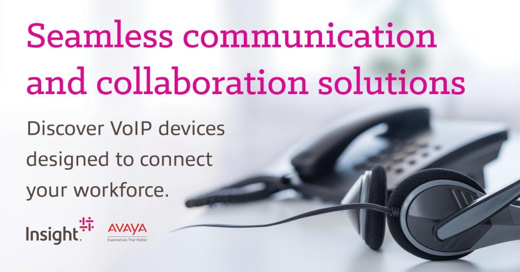 InsightEnt's tweet image. Upgrade your communications to a convenient, natural platform with Insight and Avaya.
ms.spr.ly/6004rh2fe