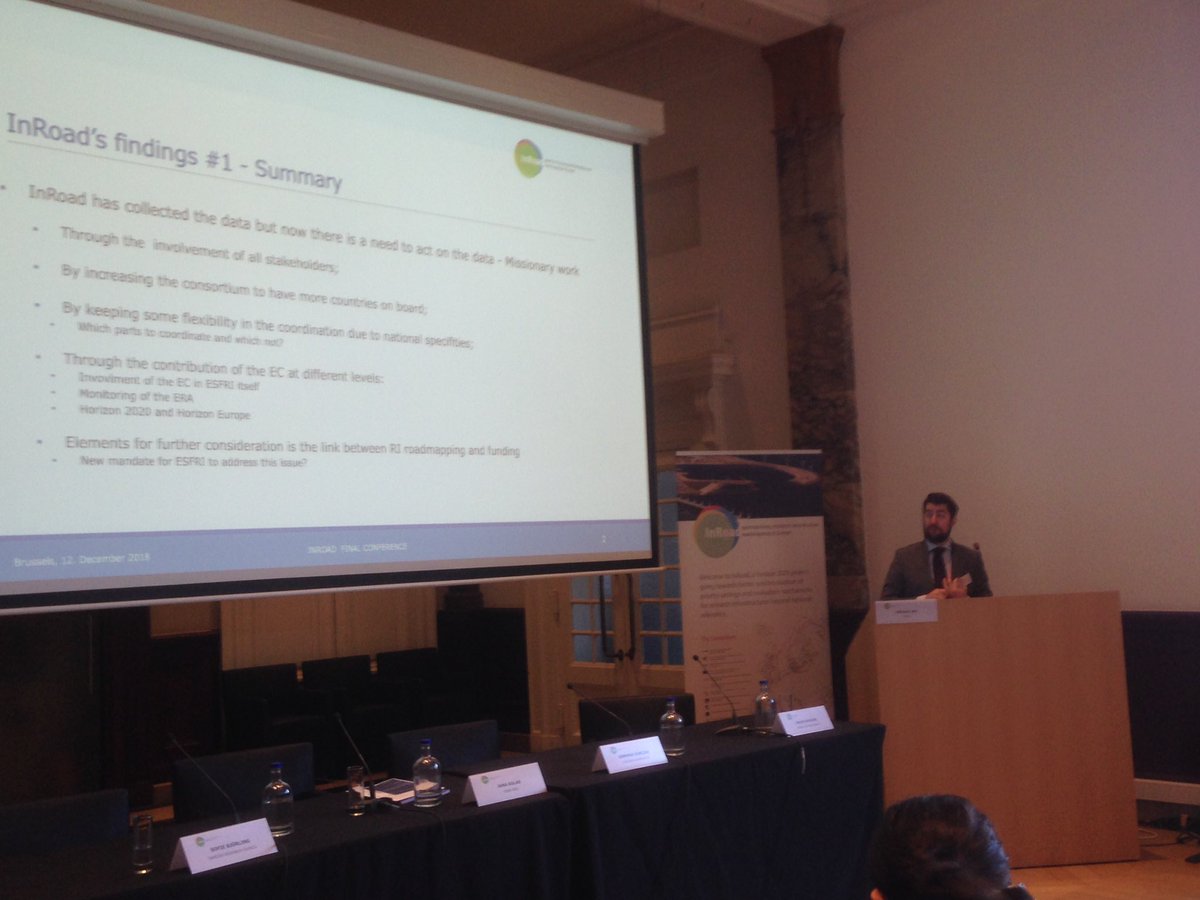InRoad_Project's tweet photo. @DocteurMuller, coordinator of @InRoad_Project concludes on the outcome of our #FinalConference. Thank you to all our speakers and our audience for joining us and actively participating, and we encourage you to take the work forward for #European #RI coordination! #InRoad_2018 https://t.co/aREKCPx4t4