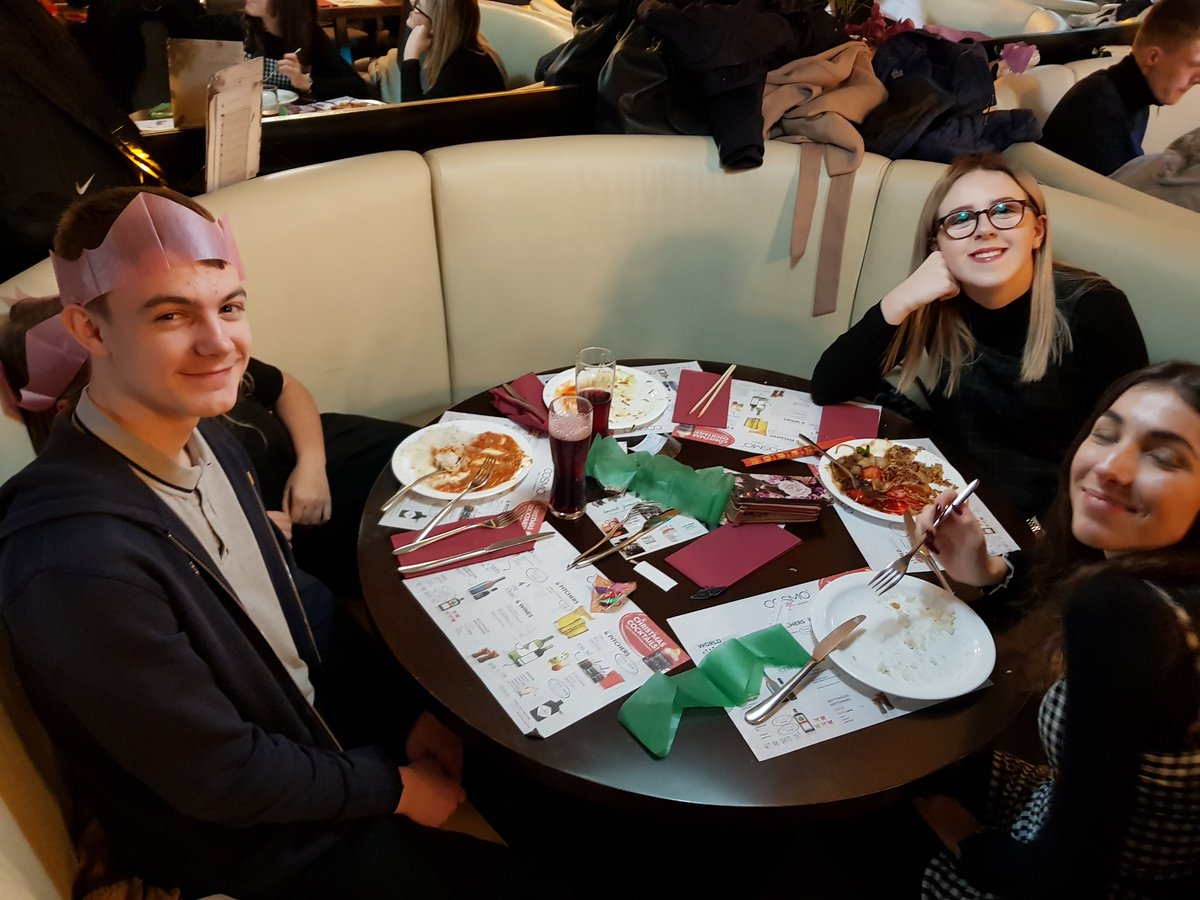 TLES16's tweet photo. Y13 Christmas Dinner at Cosmo Derby https://t.co/23G491MoCM