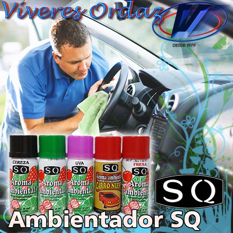 Viveres Ordaz C.A. on X: Disponible!! Ambientadores para carro SQ. que  mejor que dejar el carro con un aroma agradable y fresco en tu auto.  #viveresordaz #carro #ferreteria #autos #aromas #sq #ambientador #