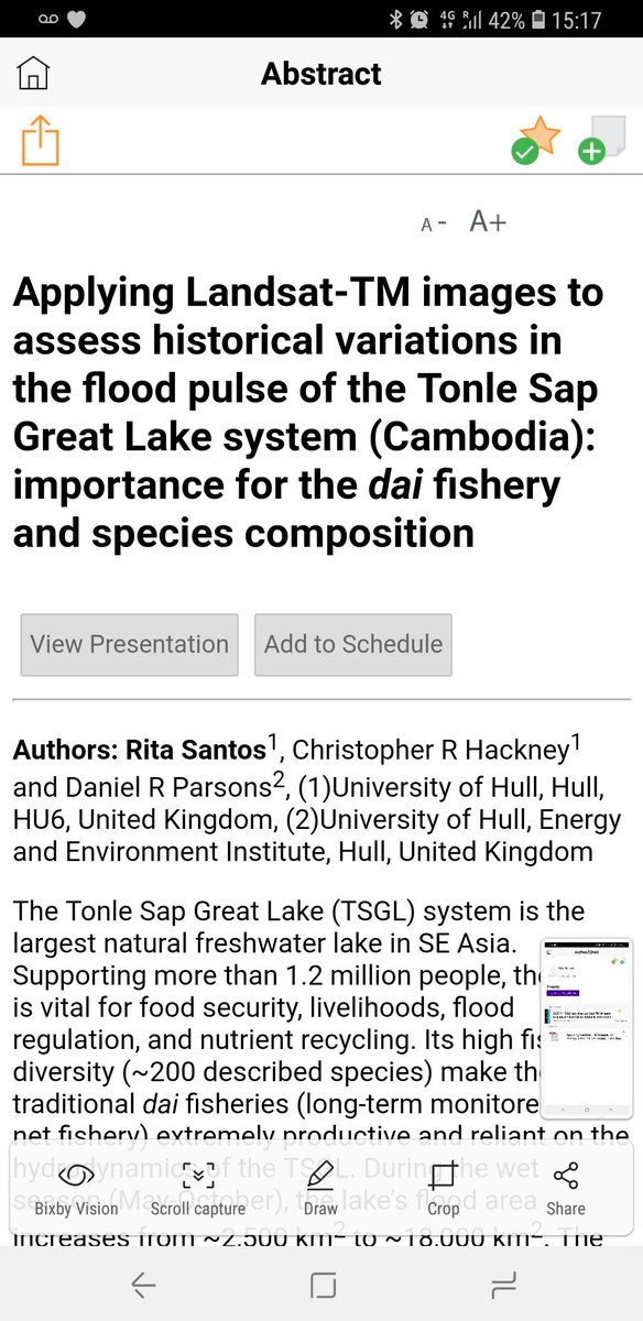 bedform's tweet photo. Check out @UniOfHull @EnvDNAfish poster on #tonle #sap today! #agu18 https://t.co/jHNtzIOu7r