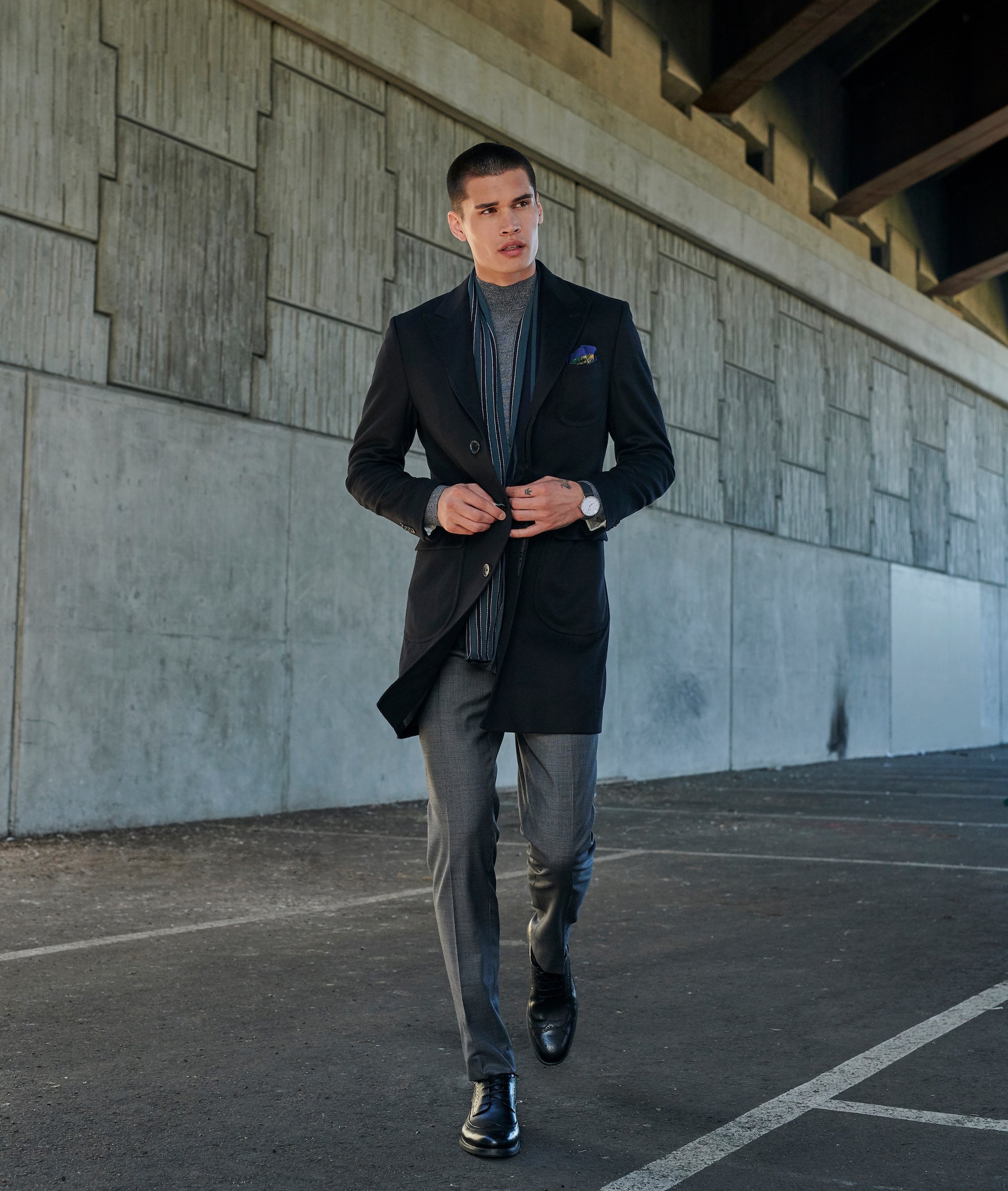 Indochino overcoat sale