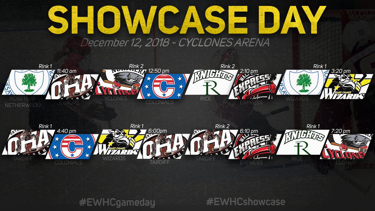 EasternWHC's tweet image. Day 2️⃣ of the #EWHCshowcase from @CyclonesArena is headed your way! Check out the schedule below and be sure to catch the action live on @LiveBarn #EWHCgameday