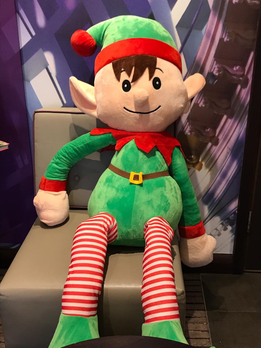 Our newest staff member!! Hotel very festive now! 🎄 🎅