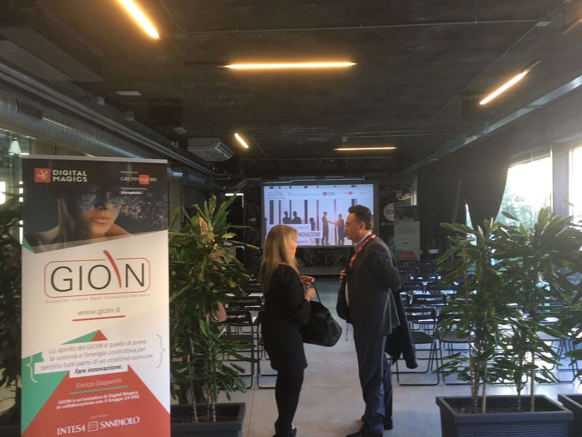 Digital_Magics's tweet photo. Tutto pronto @TalentGardenit Milano Calabiana per #GIOIN #FinTech: l'Open Innovation con le #startup nel settore della finanza con @Sisal_Group @DeloitteItalia @intesasanpaolo @LAYLAPAVONE @al_fior @michelenovelli @AxiemeIT @moneymour_com @growishcom @200crowd @coverholder https://t.co/2g9tuVNJnT