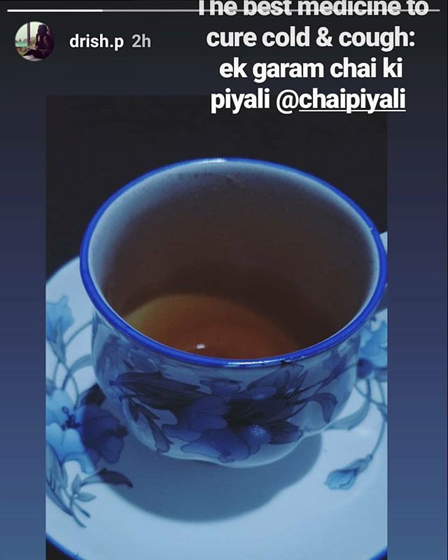 AnushreeS09's tweet photo. Winters and Tea!
@drish.p hope you get well soon. :)
#chaistories #chaiblogger #chaiblog #chailover #chailove #chai #chaitime #chaipiyali #chai #tealover #tea #chaistories #chailover #instatea #tealife #teagram #teaoftheday #teaholic #ilovetea #teatime #… https://t.co/V8IyET3W13 https://t.co/Ic5CgT6INe