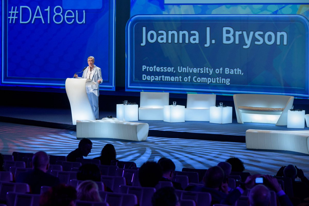 ipfconline1's tweet photo. Don't Fear Artificial Intelligence
#AI Won't Replace Us
We just need to design the way we want it.
Great Inspirational Speech by @J2bryson at the Digital Assembly #DA18eu
https://t.co/NBS5m2d5gS
Cc @antgrasso @akwyz @AntonioSelas https://t.co/UkNh2ngtGv