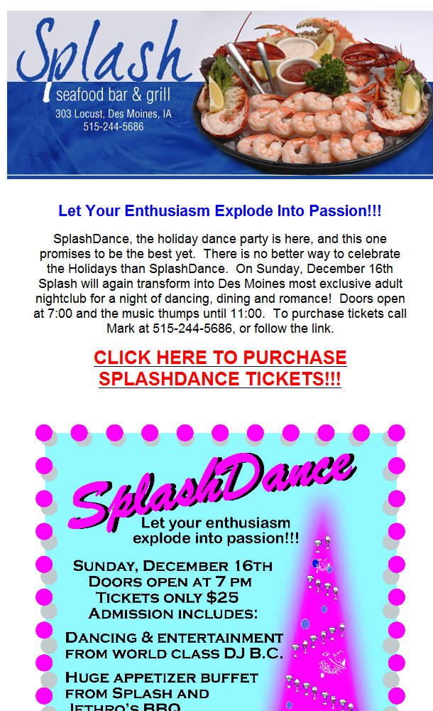 Let Your Enthusiasm Explode...SplashDance!!! bit.ly/2SEOry7